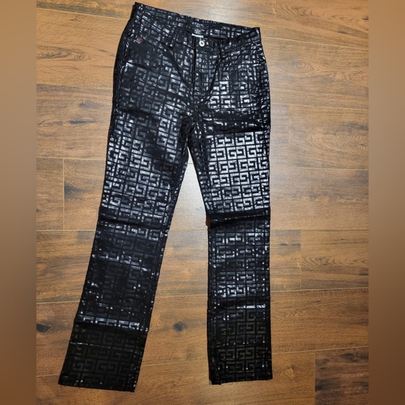 Guess G Logo Pleather Print Jeans - Picture 5 of 6